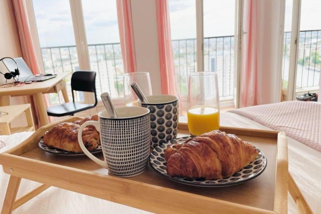 Apartament Ciel De Paris : Vue Tour Eiffel Choisy-le-Roi Zewnętrze zdjęcie